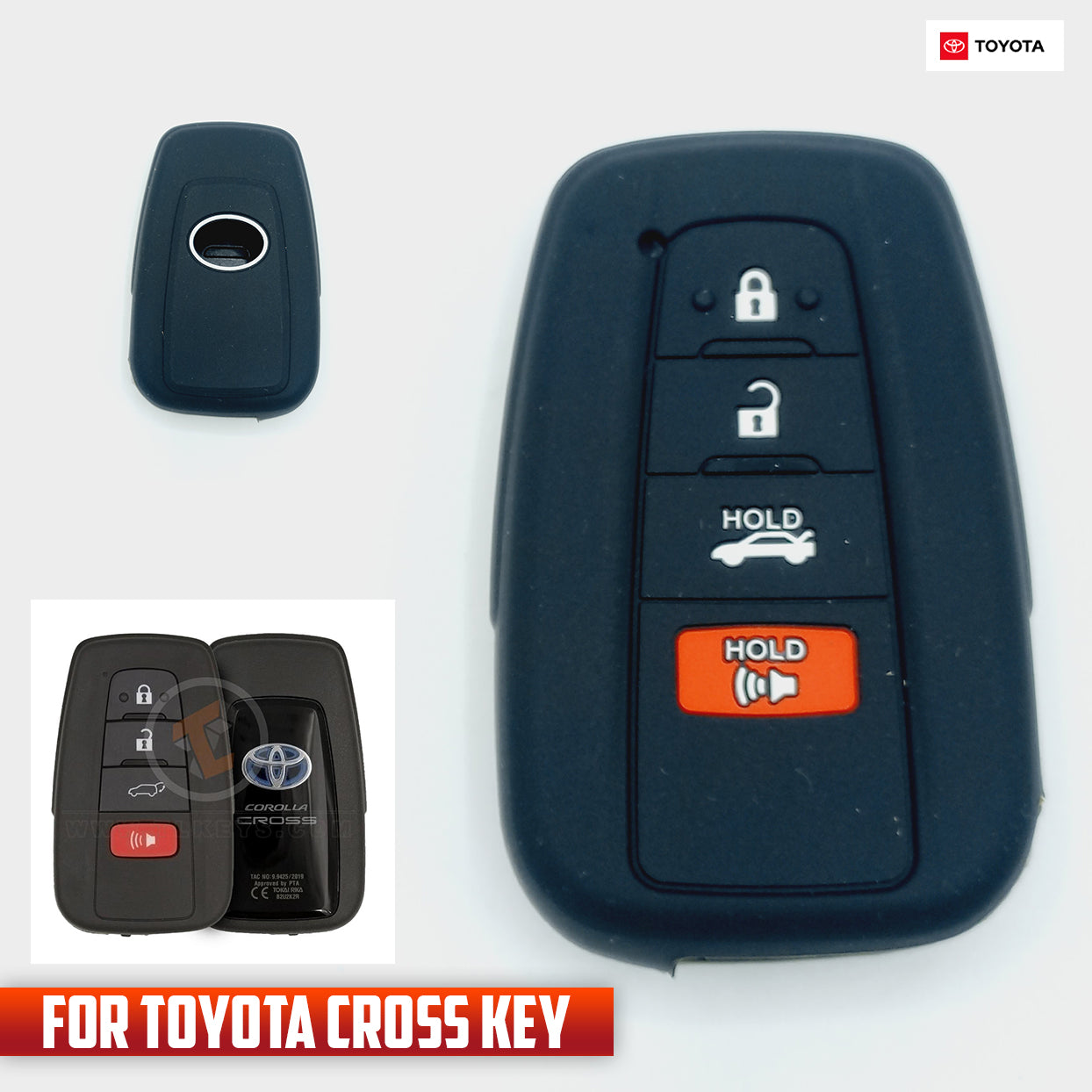 Toyota Cross 2024 -Onwards Silicon Key cover