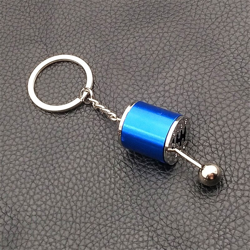 Creative Car Gear Keychain Metal Knob Gear Shift Gear Stick Box Keychians