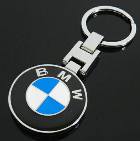 3D Metal Keychain With BMW Logo - Blue