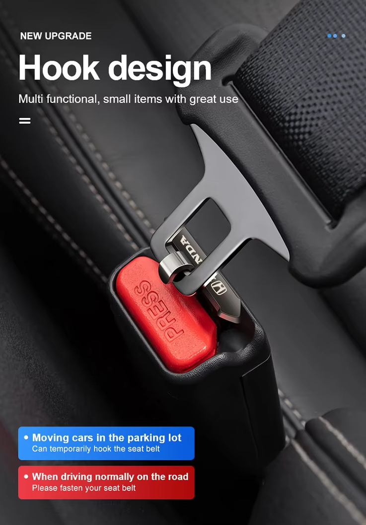 Car Seat Belt Extender And Alarm Stop Clip -1 Pieces -