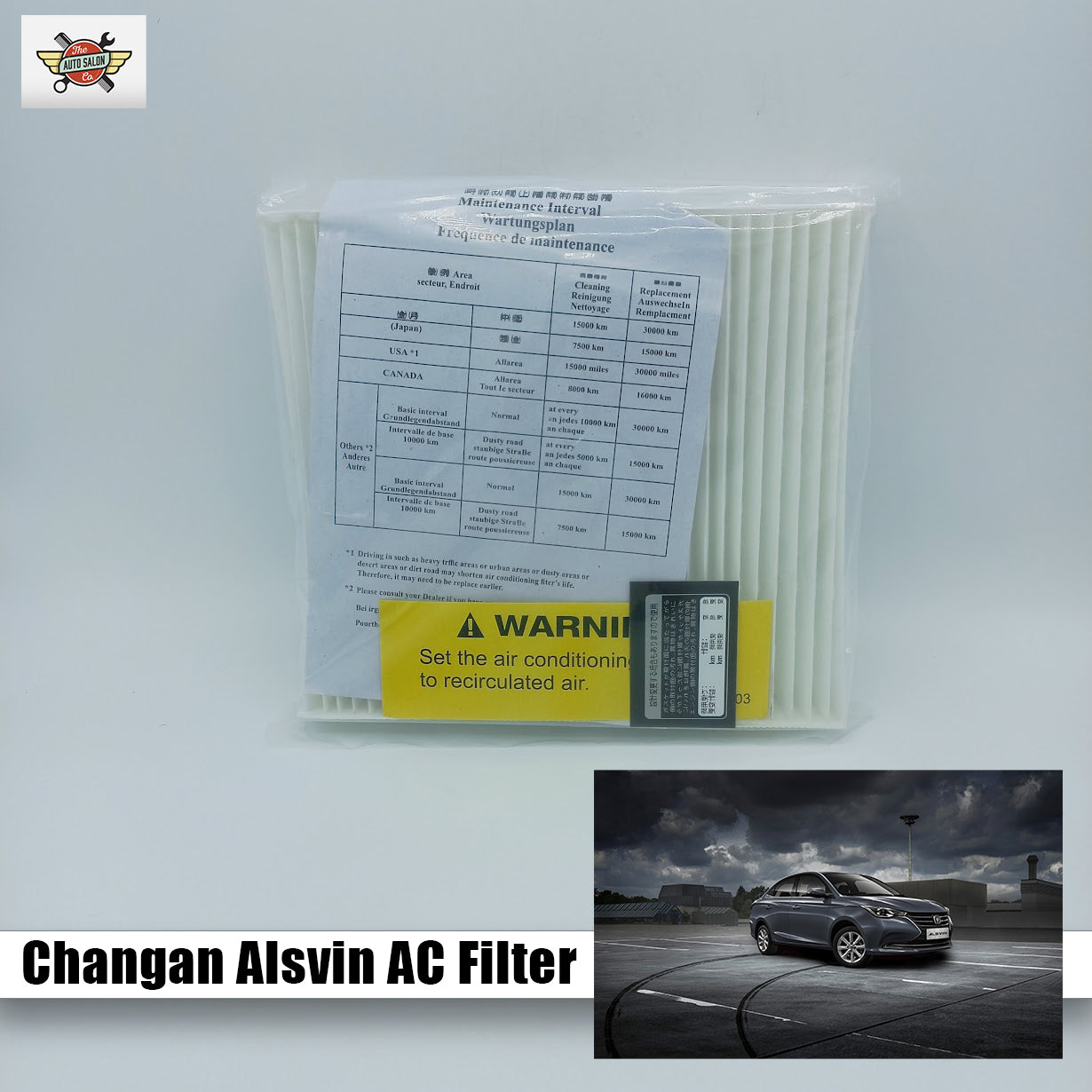 Changan Alsvin AC Filter