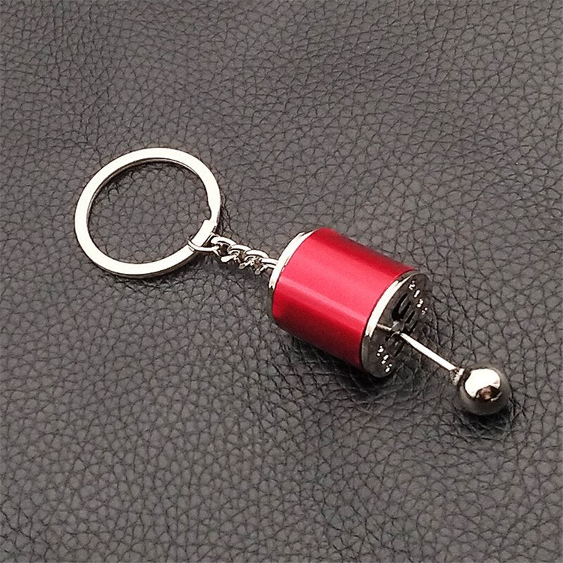 Creative Car Gear Keychain Metal Knob Gear Shift Gear Stick Box Keychians